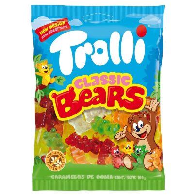 BEARS BUSTA Gr.100 x 12 Pz.TROLLI [CADO560]