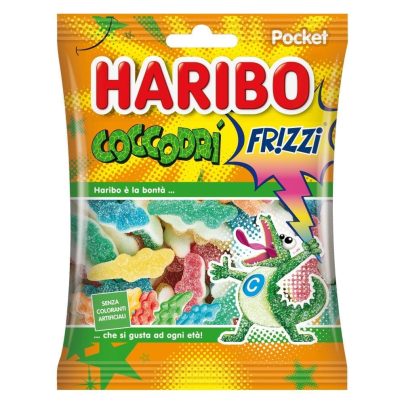 COCCODRILLI FRIZZ Gr.90 x 30 Pz. BUSTA HARIBO [HARI830]
