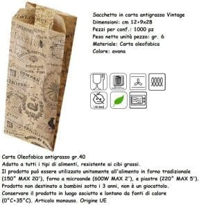 SACCHETTO ANTIGRASSO (cm9x28) x 1000 Pz. ART.H6607 [LEONE330]