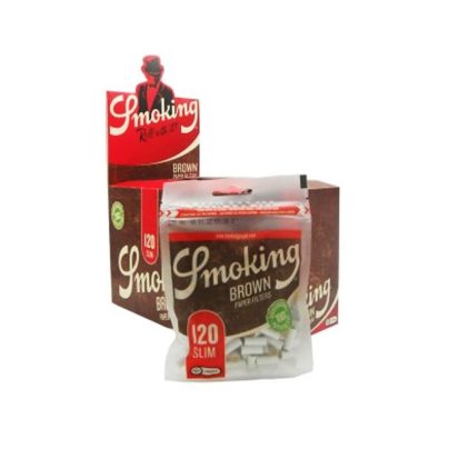 NON DISP.FILTRI BROWN SLIM SACCHETTO SMOKING x 10 Pz.(COMPRESA ACCISA €4,32) [SMOKING206]