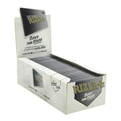 RIZLA CORTA DOPPIA ARGENTO CARTINA x 25 Pz.  (A00015005)(COMPRESA ACCISA €9,00) [RIZLA108]