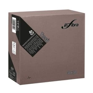 TOVAGLIOLI IN FIBRA 2V CACAO cm38x38 40 x 36 Pz.ART.I-0527 [CELTEX590]