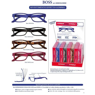 BOSS EXPO OCCHIALI x 24 Pz.V.9,90 [ESPRESSO120]