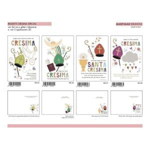 BIGLIETTI CRESIMA SPECIAL x 12 Pz. ART.ASRC13/12 [MARPIMAR501]