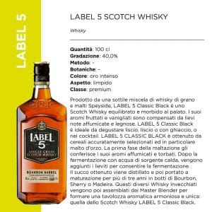 LABEL 5 SCOTCH WHISKY 40? x Cl.100 [MIXER100]