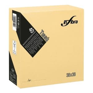 TOVAGLIOLI IN FIBRA 2V CREMA cm38x38 40 x 36 Pz.ART.I-0465 [CELTEX595]
