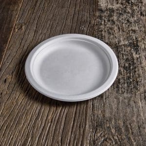 PIATTO TONDO 18 CM POLPA DI CELLULOSA x 50 Pz. COD.P011 [USOBIO255]