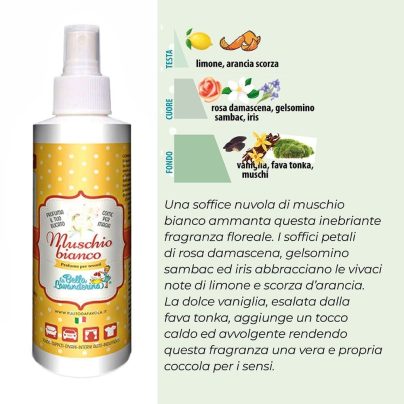 SPRAY TESSUTI MUSCHIO BIANCO 250 mL x 1 Pz. V.9,50 [FAVOLA160]