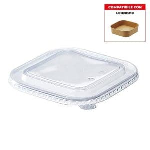 COPERCHIO INSALATIERA QUADRATA cm17x17 x 24 Pz. H0773 [LEONE215]
