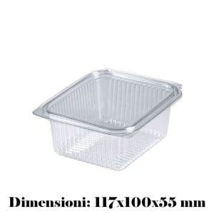 CONTENITORE+COPERCHIO PET TRASP. ML 500 x 50 Pz. COD.V00553 [HOTFORM105]