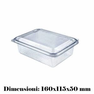 CONTENITORE+COPERCHIO PET TRASP. ML 750 x 50 Pz. COD.V00555 [HOTFORM110]