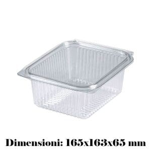 CONTENITORE+COPERCHIO PET TRASP. ML 1500 x 60 Pz. COD.V00557 [HOTFORM120]