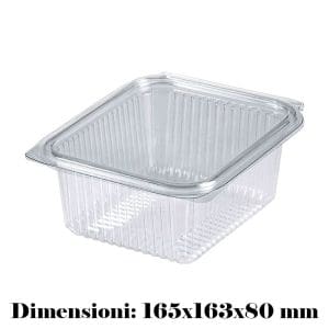 CONTENITORE+COPERCHIO PET TRASP. ML 2000 x 60 Pz. COD.V00558 [HOTFORM125]