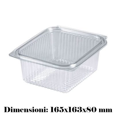 CONTENITORE+COPERCHIO PET TRASP. ML 2000 x 60 Pz. COD.V00558 [HOTFORM125]