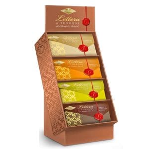 LETTERE TORRONE RICOPERTO ASS. EXPO Gr.100 x 24 Pz. V. 6,50 ART.10165 [CONDO145]