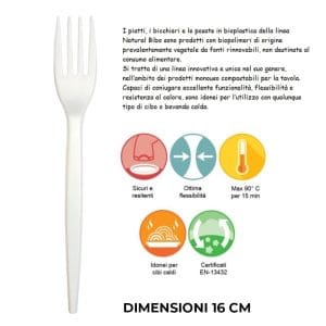 FORCHETTE BIO x 50 Pz. [BIBO210]