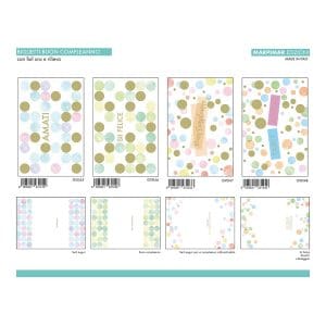 BIGLIETTI COMPLEANNO FOIL + RILIEVO x 12 Pz. ART.AGVD04 [MARPIMAR101]