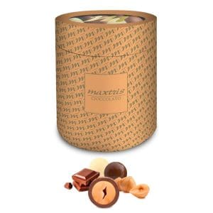 CILINDRO ARANCIO NOCCIOLA RICOP. CIOCC. BIANCO-LATTE-FOND. Gr.320 V.17,0 [MAXTRIS110]