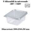 CONTENITORE+ COPERCHIO POLIPROP.TRASP. ML1000 x 50 Pz. COD.OK1000 [ONDIPACK107]