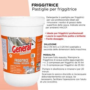 PASTIGLIE PER FRIGGITRICE GENERAL x 30 Pz. ART.7128 [SUTTER100]