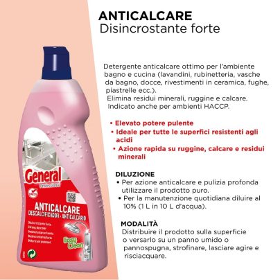 ANTICALCARE ML 1000 x 1 Pz. GENERAL ART.7142 [SUTTER126]