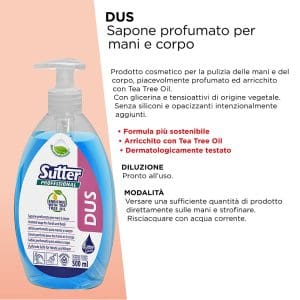 SAPONE LAVAMANI SUTTER DUS 500 Ml x 1 Pz. ART.559302 [SUTTER315]