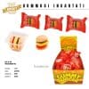 BURGER MINI GUMMY x 80 Pz.ART.A7079A [ROSSINIS205]