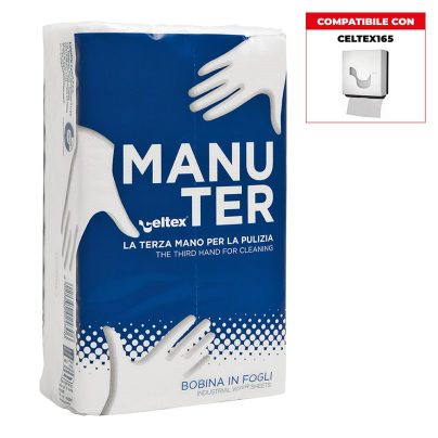 BOBINA IN FOGLI 2V (cm25X30) Pz.150 x 16 Pz. ART.77150 [CELTEX100]