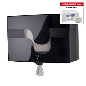 DISPENSER CARTA IGIENICA MEGAMINI MIDI EASY PULL NERO x 1 Pz. ART.92700 [CELTEX150]