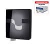 DISPENSER CARTA IGIENICA MEGAMINI REVOLVER BLACK x 1 Pz. ART.92800 [CELTEX155]