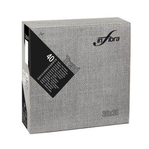 TOVAGLIOLI IN FIBRA 2V ANTRACITE cm38x38 40 x 18 Pz.ART.I-0822 [CELTEX650]