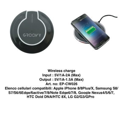 PAD WIRELESS x 5 Pz. [GROOVY160]