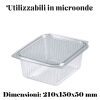 CONTENITORE+COPERCHIO PP TRASP. ML 1500X50 Pz. MICRONDE COD.V01015 [HOTFORM135]