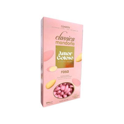 CONFETTI MANDORLA DRAGEES ROSA Gr.500 [MAXTRIS221]