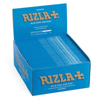 RIZLA BLU (LUNGHE)SLIM CARTINE x 50 Pz.  (A00005001)(COMPRESA ACCISA €5,76) [RIZLA102]