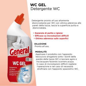 DETERGENTE WC GEL 750ml x 1 Pz. ART.7146 [SUTTER300]