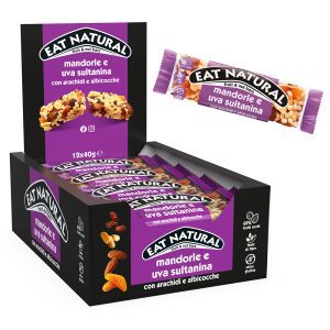 BARRETTA EAT NATURAL MANDORLE E UVETTA x 12 Pz. [FERR107]