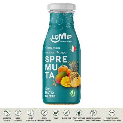 LOME SUCCO PASTORIZZATO CLEMENTINA/ANANAS/MANGO CL.20 x 12 Pz. [LOME115]