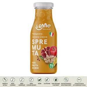 LOME SUCCO PASTORIZZATO MELAGRANA/ZENZERO/LIMONE CL.20 x 12 Pz. [LOME120]