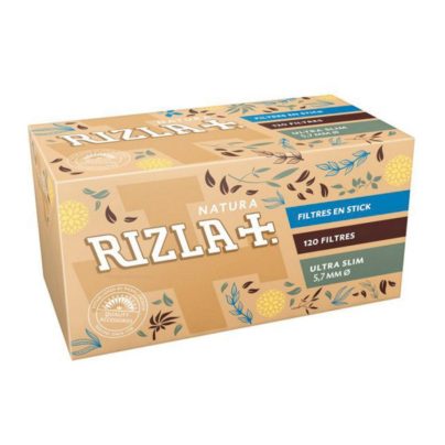 FILTRI (NATURA) POPPATIPS 5,7 RIZLA x 20 Pz.  (C00005007)(COMPRESA ACCISA €8,64) [RIZLA120]