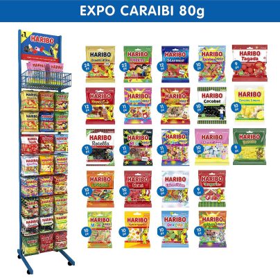 EXPO BUSTE HARIBO Gr.80/90 x 262 Pz. (A+B) [HARI103]