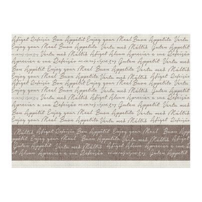 TOVAGLIETTA CARTA LINO MARRONE cm.30x40 x 500 Pz. T109M [LUNIPAPER210]