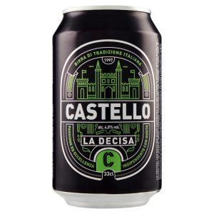 BIRRA CASTELLO LA DECISA LATT. cl.33 x 24 Pz. [CASTELLO100]
