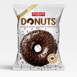 DONUT CIOCCOLATO Gr.60 x 12 Pz. [ZANIBONI216]