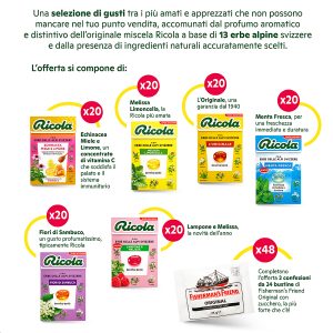 PACCO SUPER FRUIT x120 Pz.RICOLA+ 48 FISHERMAN'S [RICOLA112]