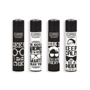 NERD SENTENCES + BW + LB CLIPPER LARGE x 48 Pz. [CLIPPER605]