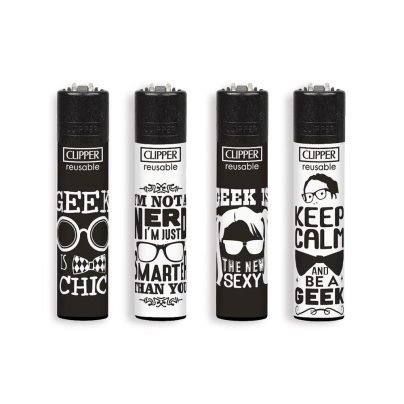 NERD SENTENCES + BW + LB CLIPPER LARGE x 48 Pz. [CLIPPER605]