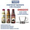 STARTER SET SQEESITO 3 TOPPING +6 TAZZE+10 MENU+1 CARTELLO (2COLLI) [FABBRI710]