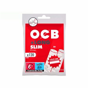 FILTRI +LONG 22,5 MM SACCHETTO OCB 6 mm x 30 Pz.(COMPRESA ACCISA €12,96) [OCB118]