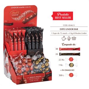 EXPO LINDOR BAR (72 Pz.+3,5 Kg+500 Gr.OMAGGIO) ART.854613 [LINDT099]